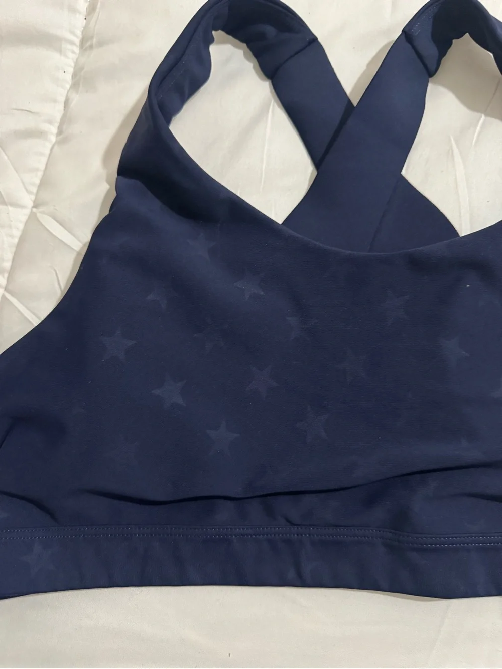 Old Navy-Women's Navy Cross-Back Sports Bra.